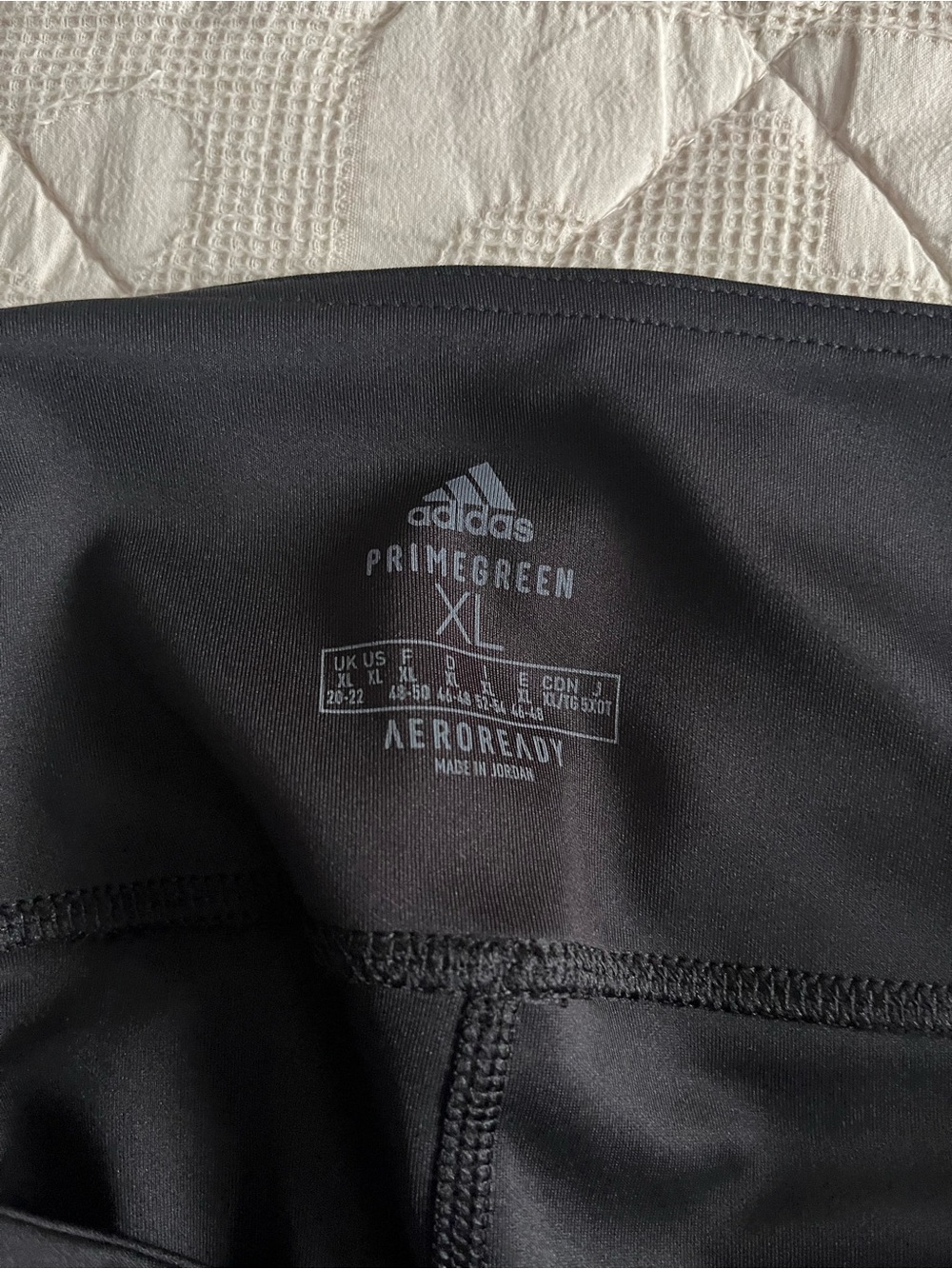 Adidas Black Athletic Leggings Size XL - Picture 4 of 5